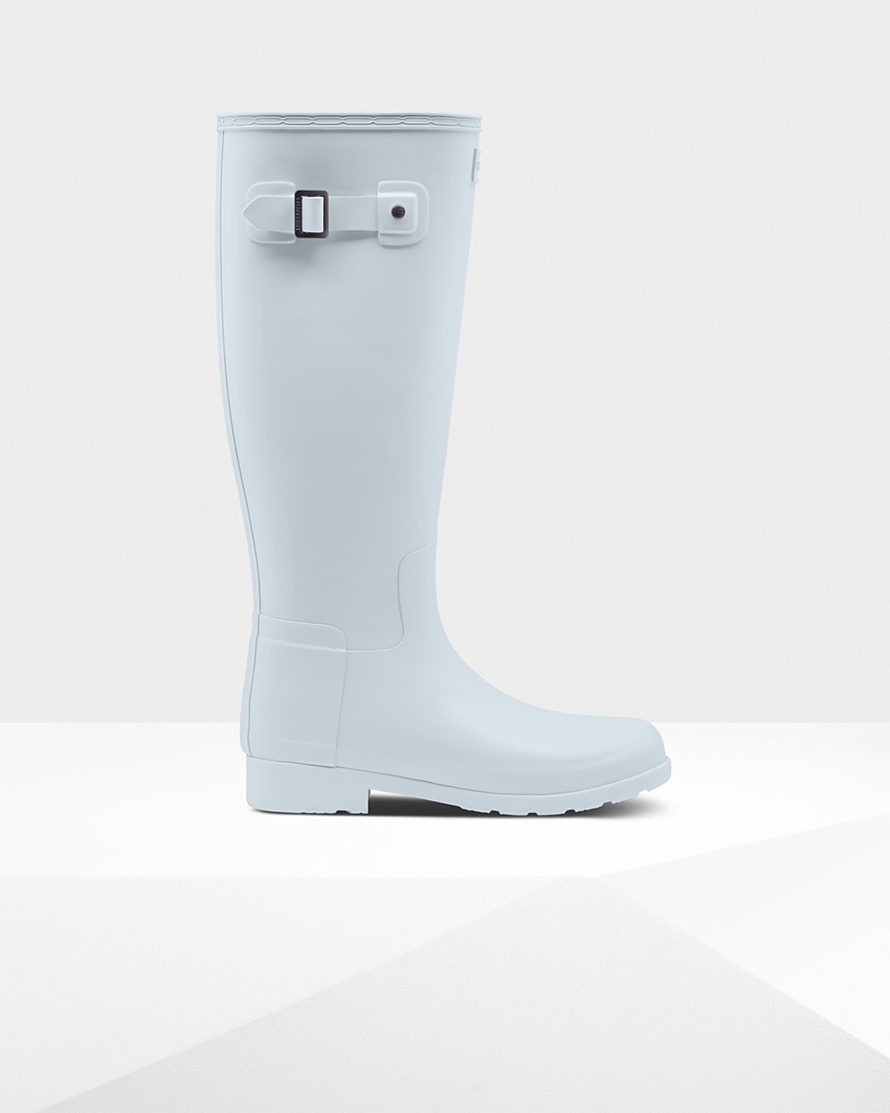 Womens Hunter Original Refined - Tall Rain Boots Grey - 6123-UDKJY